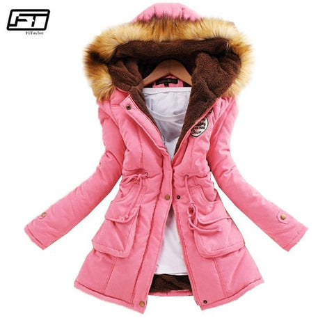 2019 New Parkas Female Women Winter Coat Thickening Cotton Winter Jacket Womens Outwear Parkas for Women Winter