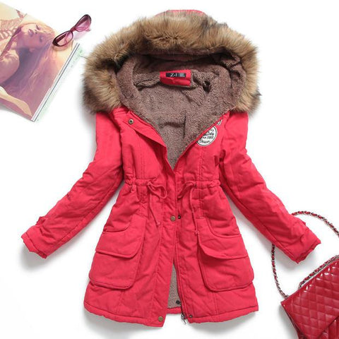 2019 New Parkas Female Women Winter Coat Thickening Cotton Winter Jacket Womens Outwear Parkas for Women Winter