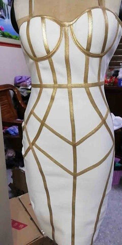 Wholesale 2019 New woman's dress multiple colour Spaghetti Strap Fashion casual celebrity Boutique cocktail party bandage dress
